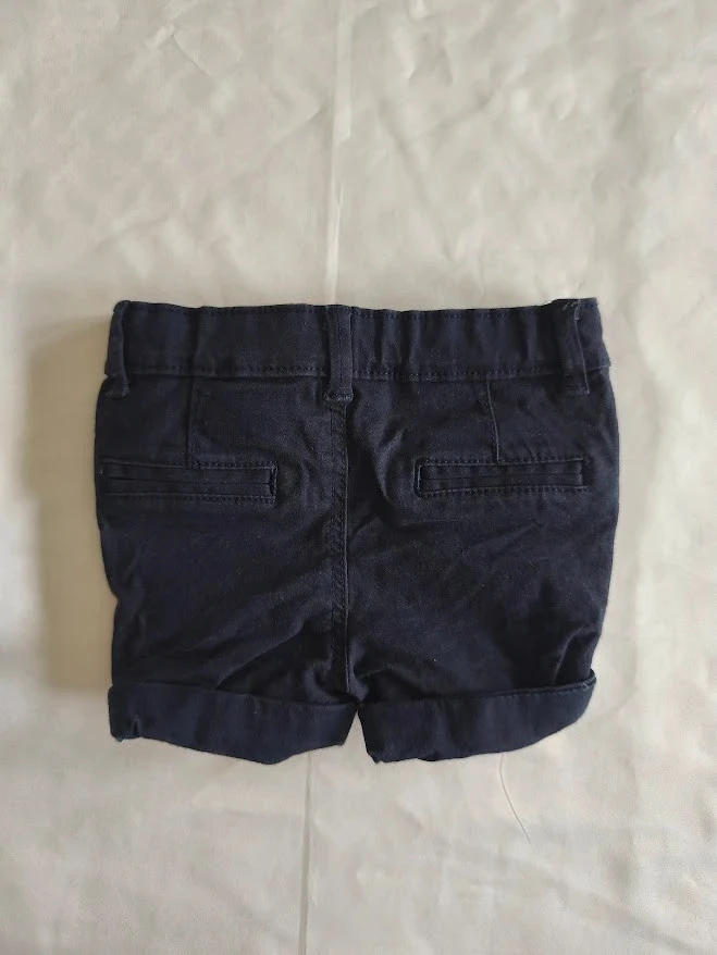Short Primark 3 maanden marineblauw met kraag – photo 3